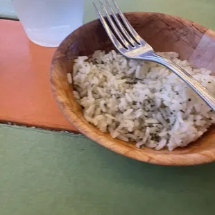 Cilantro rice