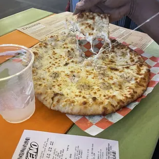 Shrimp pizza