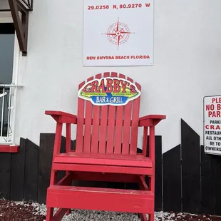 The Crabby's chair