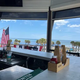 View from the bar