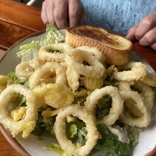 Calamari Caesar Salad