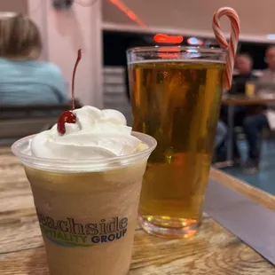 Banana freeze and frosty nibs beer