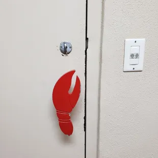 Handle in the bathroom