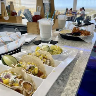 Mahi beach tacos..
