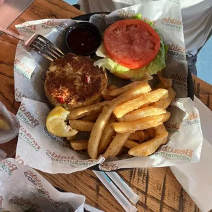 Crab Cake Sandwich