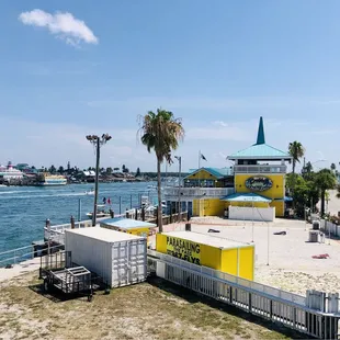Looking East from the drawbridge sidewalk
