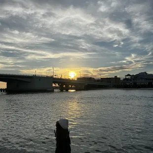 View from sitting outside