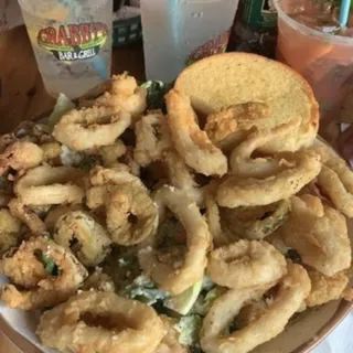Calamari Caesar Salad