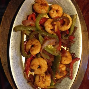 Shrimp Fajitas