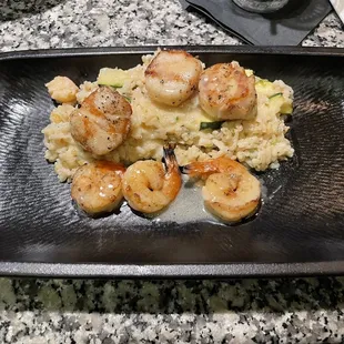 Scallops and Jumbo Shrimp