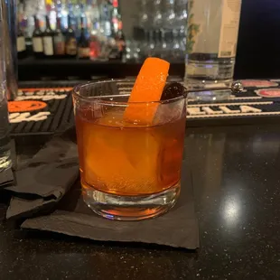 Makers old Fashioned on the Rocks