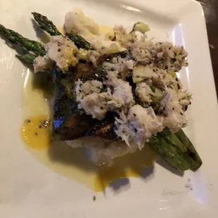 Blackened Salmon Oscar