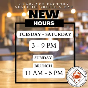 the new hours