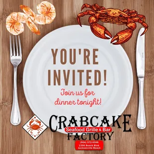 a plate with shrimp and crab