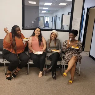 ES department enjoying