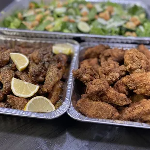 Fried chicken! Lemon pepper chicken !