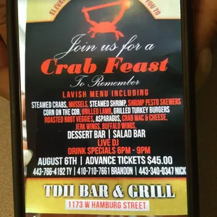 Get your tickets now!!