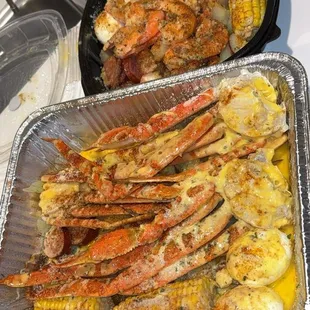 3 Snow Crab Clusters Combo, 16 PC - Shrimp Combo