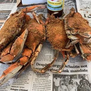 Crabs ready to eat
