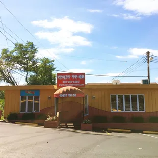 Front of the building