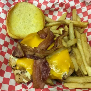 Chesapeake Chicken sandwich with fries