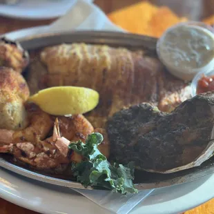Broiled Seafood Platter.