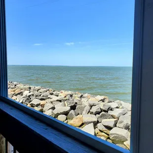 Outdoor seating view