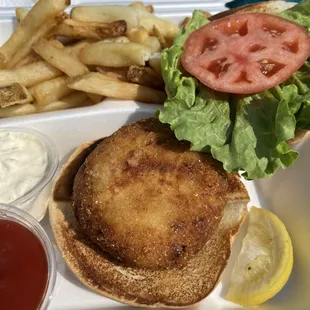 Crab Cake Sandwich
