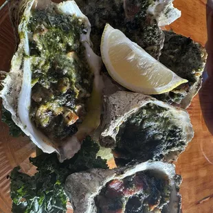 Oysters Rockefeller