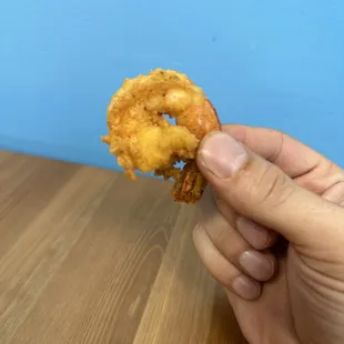 Fried shrimp. It was bigger in person.