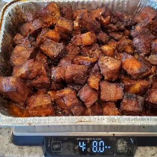 Pork burnt ends