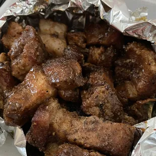 1 lb Pork belly burnt ends
