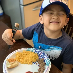 Check out the brisket and merch