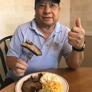 This true Texan loved Crack Briskets food