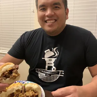 Made sliders, tacos, and baked potatoes...ate for days