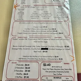 Breakfast served all day