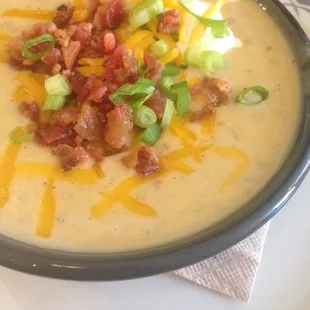 all of our soups, sauces, well, and literally everything else we make is all made from scratch. no weird ingredients. just really good food.
