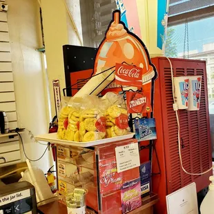 They also sold Icee Drinks, as well as Almond Cookies.