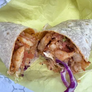 Baja Shrimp Burrito