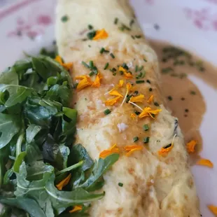Seafood omlet
