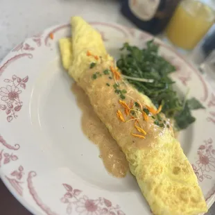 Seafood Omelette