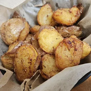 Crispy potatoes side. Yummy!