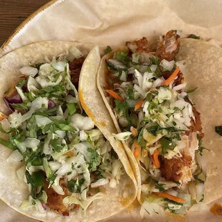 Fried Chicken Tacos