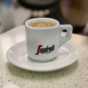 a cup of coffee