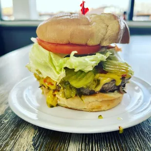 burgers, burger, food