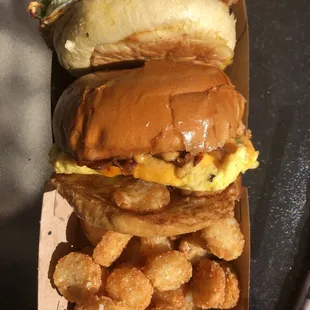 The Mayor and Inigo Montoya and Garlic Parm Tots