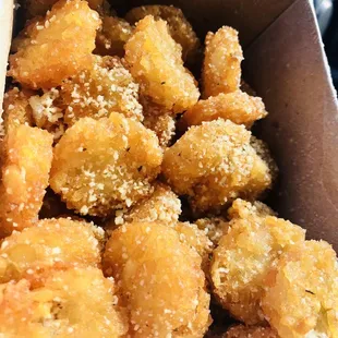 Parmesan Garlic truffle tots