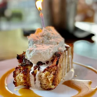 The famous Cracked Pepper Bread Pudding! YUM!!