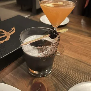 Black moon margarita and little red corvette