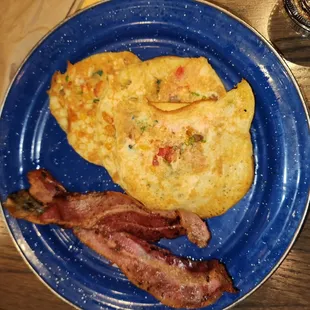 Mini Confetti Pancakes with Bacon